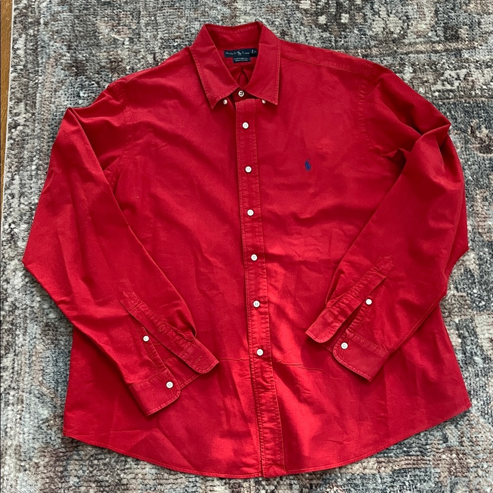 Ralph Lauren Custom Fit Button Down Shirt